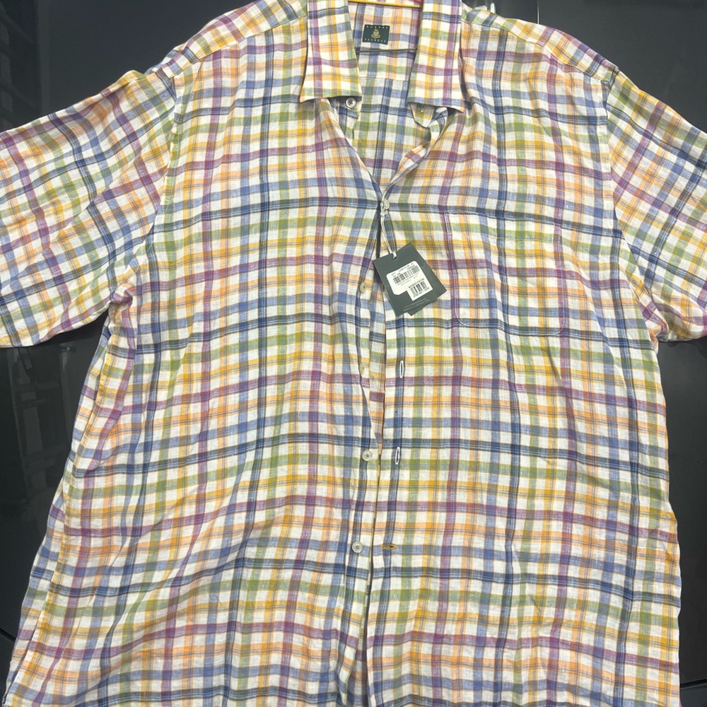 Brand new long sleeved men’s linen shirt
